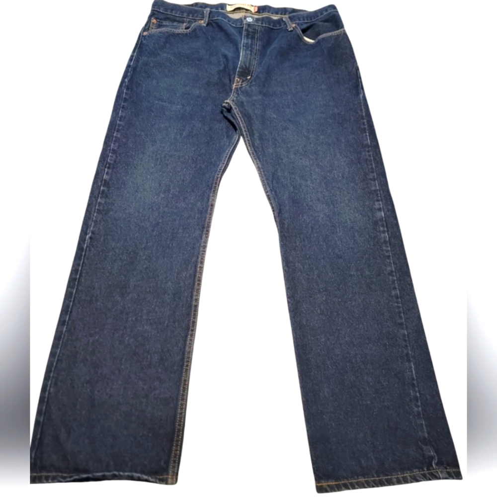 Levi's Men's 505 Straight Fit 40x32 Dark Blue